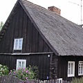 Spreewaldtypisches Blockbohlenhaus